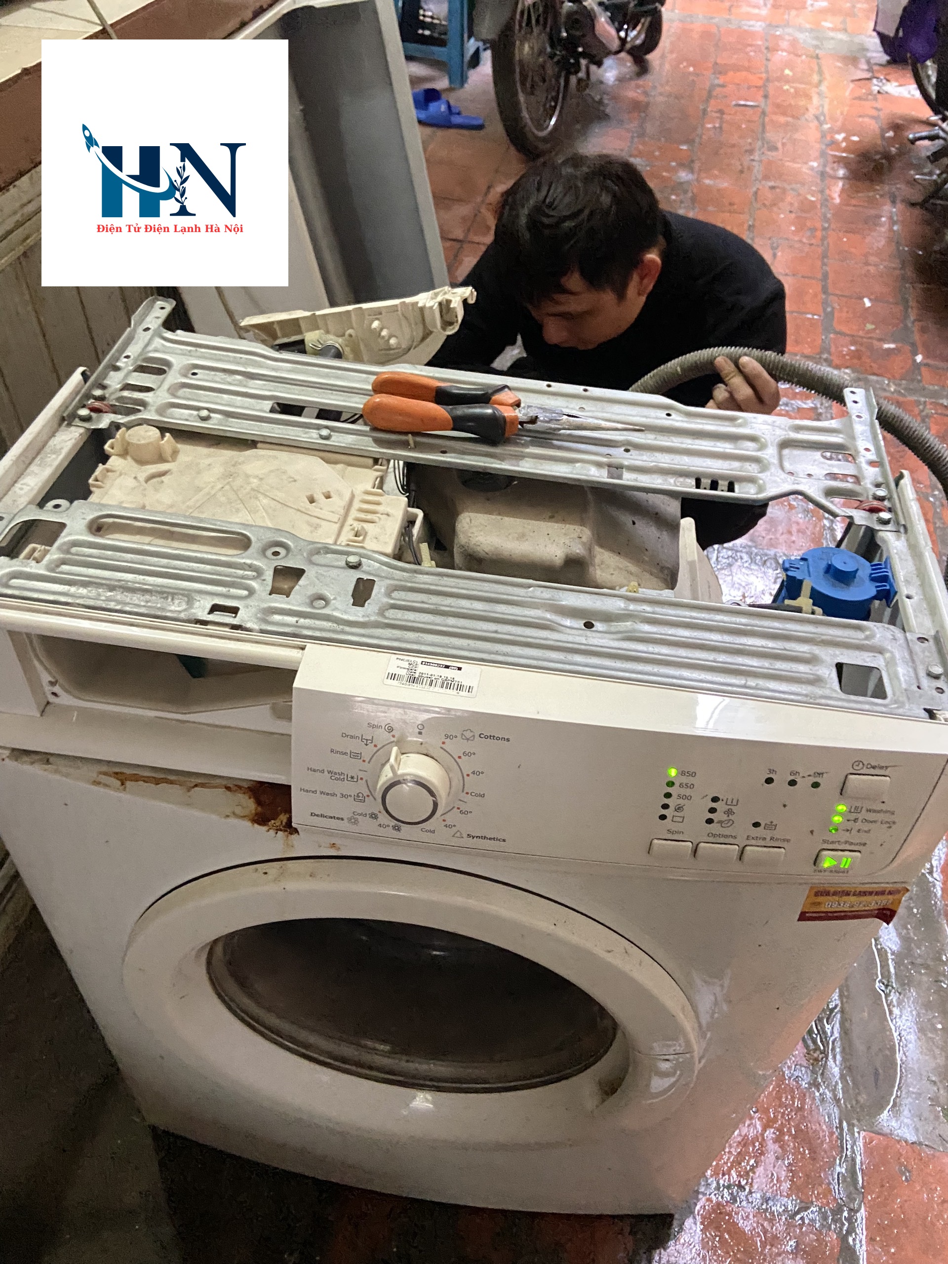 Sửa máy giặt tại nhà ở Hà Đông