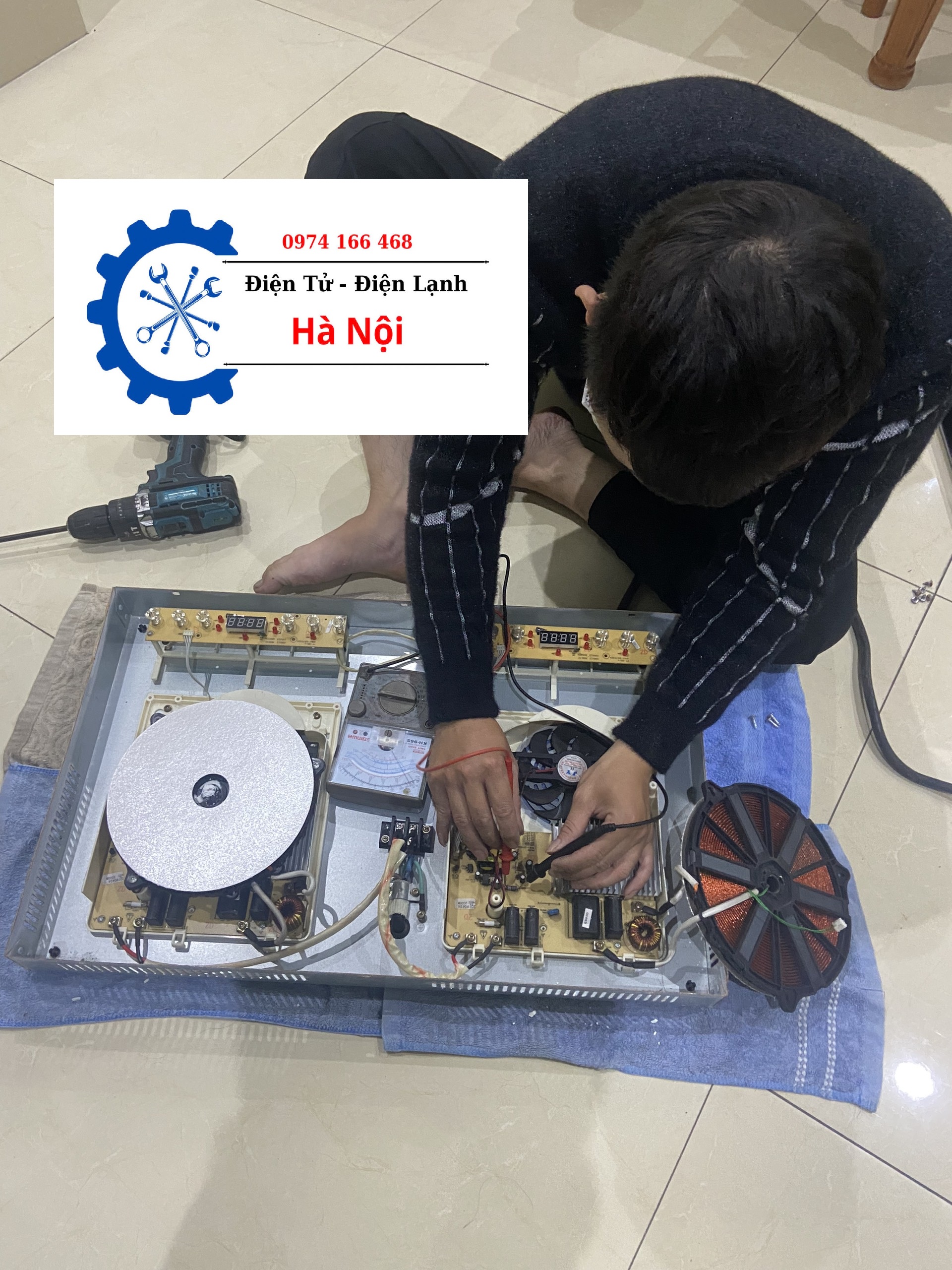 Sửa bếp từ tại Đống Đa