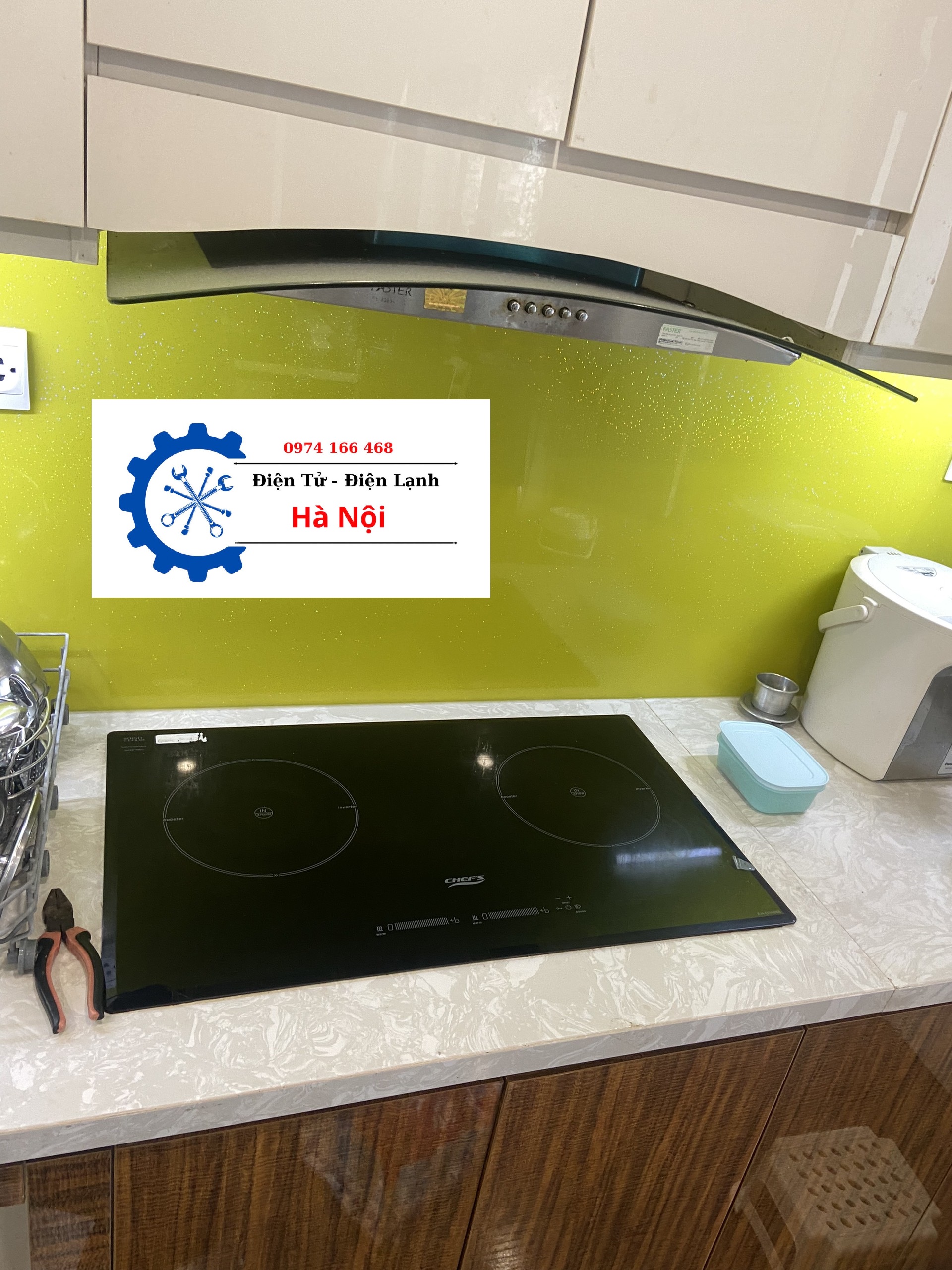 Sửa bếp từ tại nhà Hoàng Mai