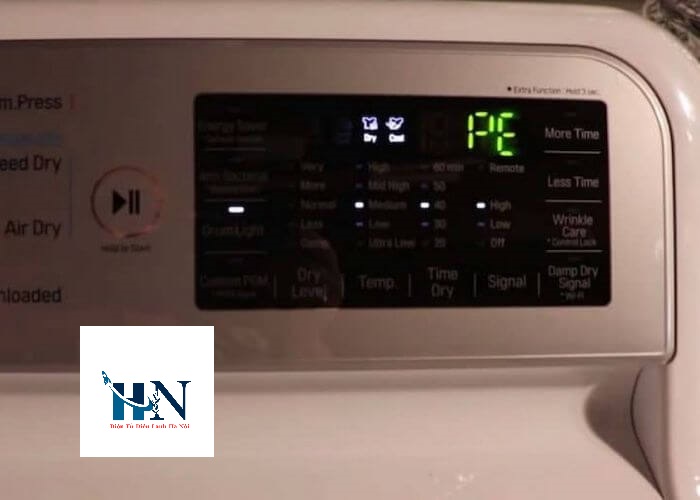 Sửa máy LG báo lỗi PE