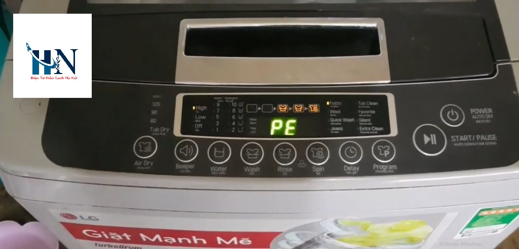 Sửa máy giặt LG báo lỗi PE