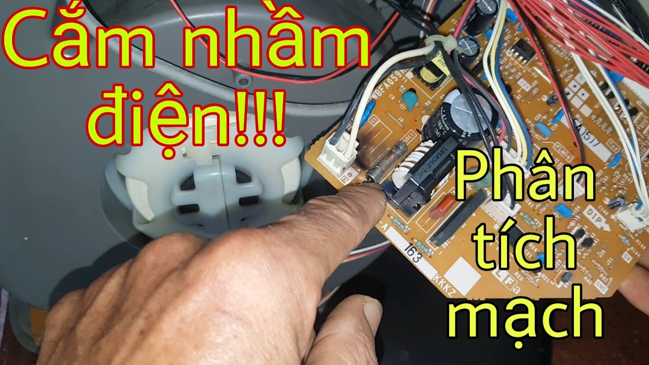 Sửa máy hút ẩm cắm nhầm điện